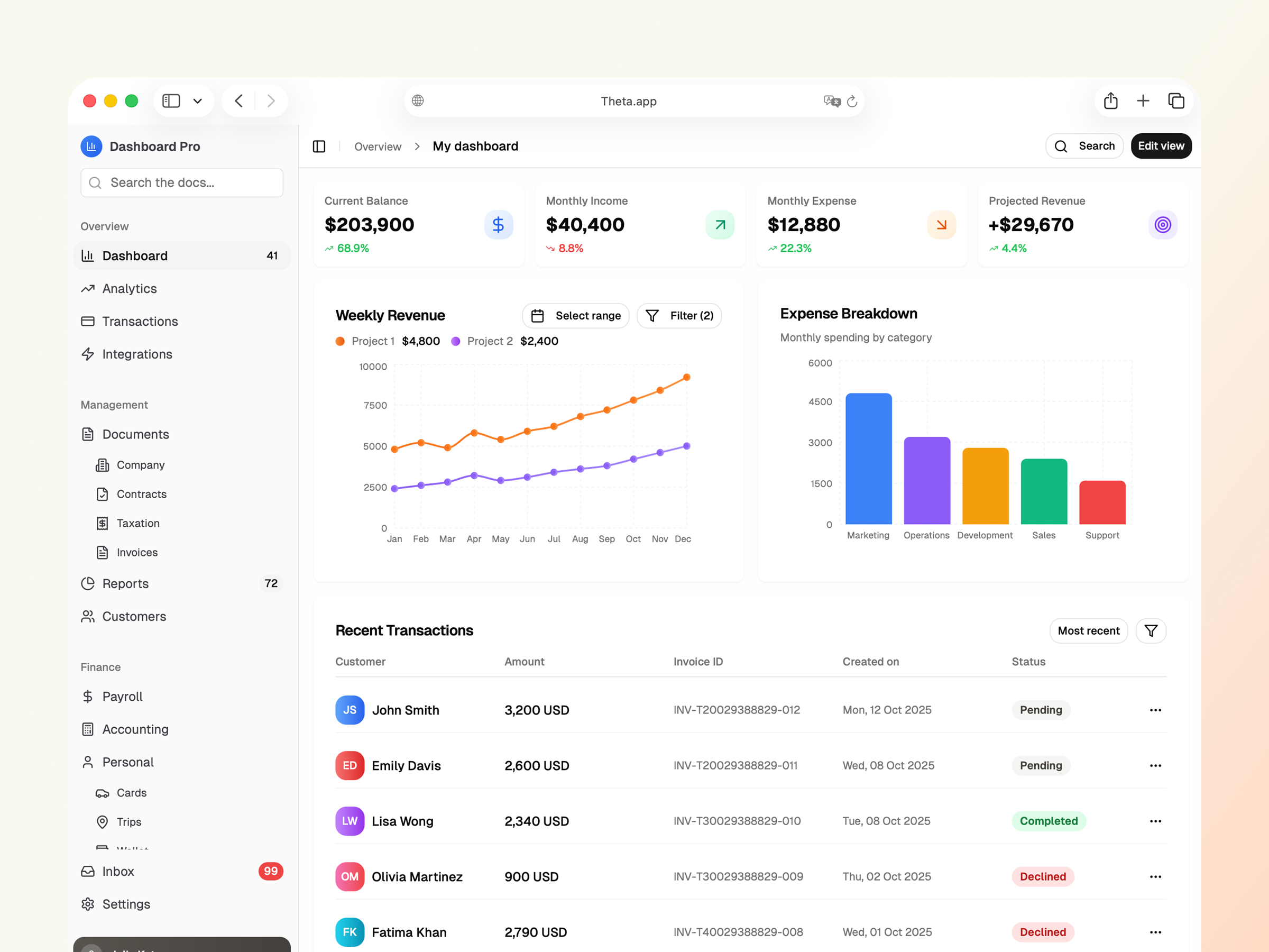 Web platform project preview 4